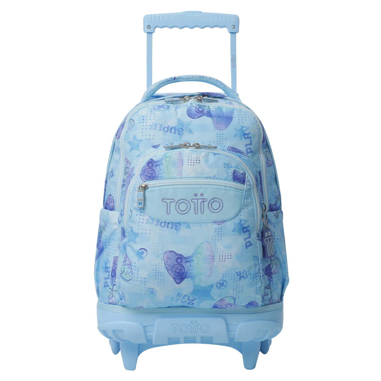 TOTTO Mochila escolar con ruedas Renglones + Estuche Tablero -  1FY Polar - Image 2