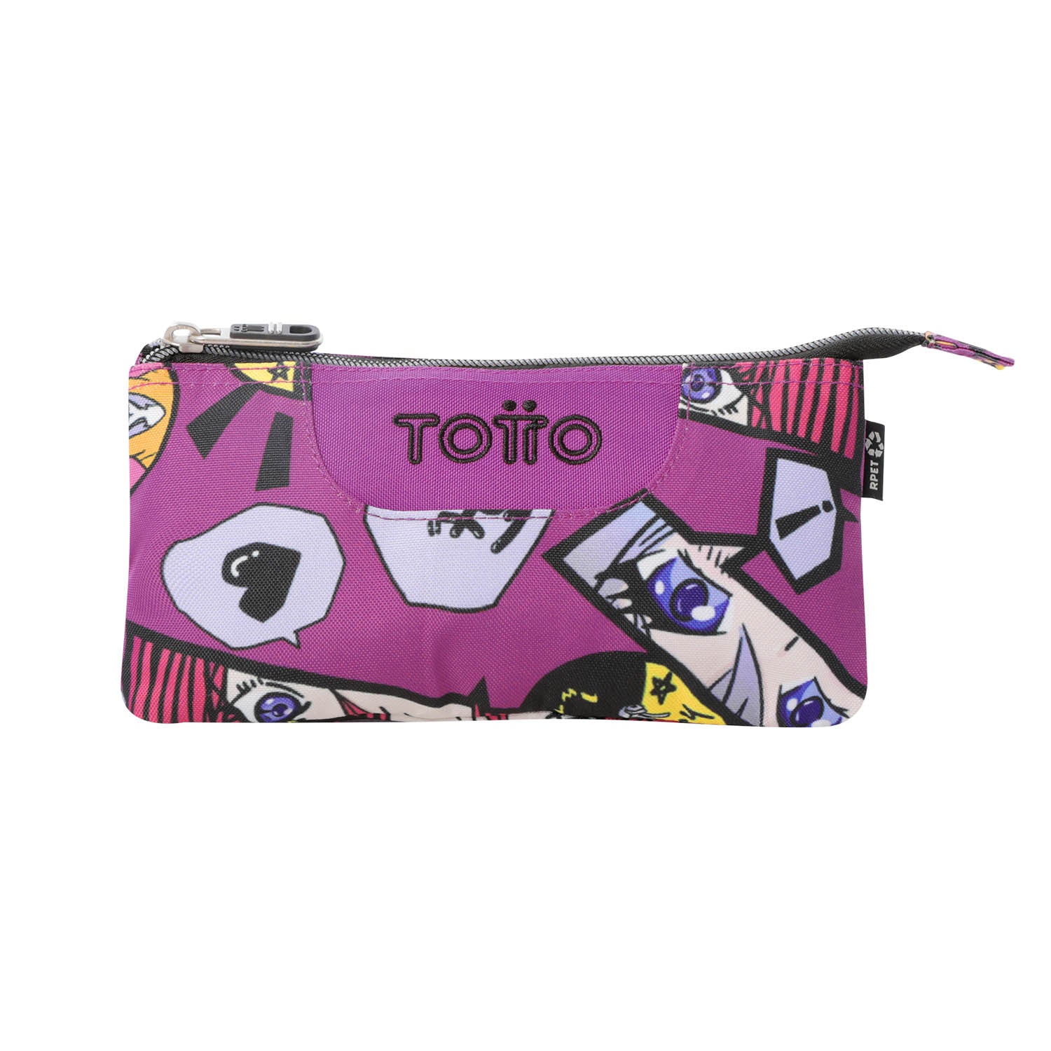 TOTTO Mochila escolar con ruedas Renglones + Estuche Tablero - 1KC Kitsune - Image 3