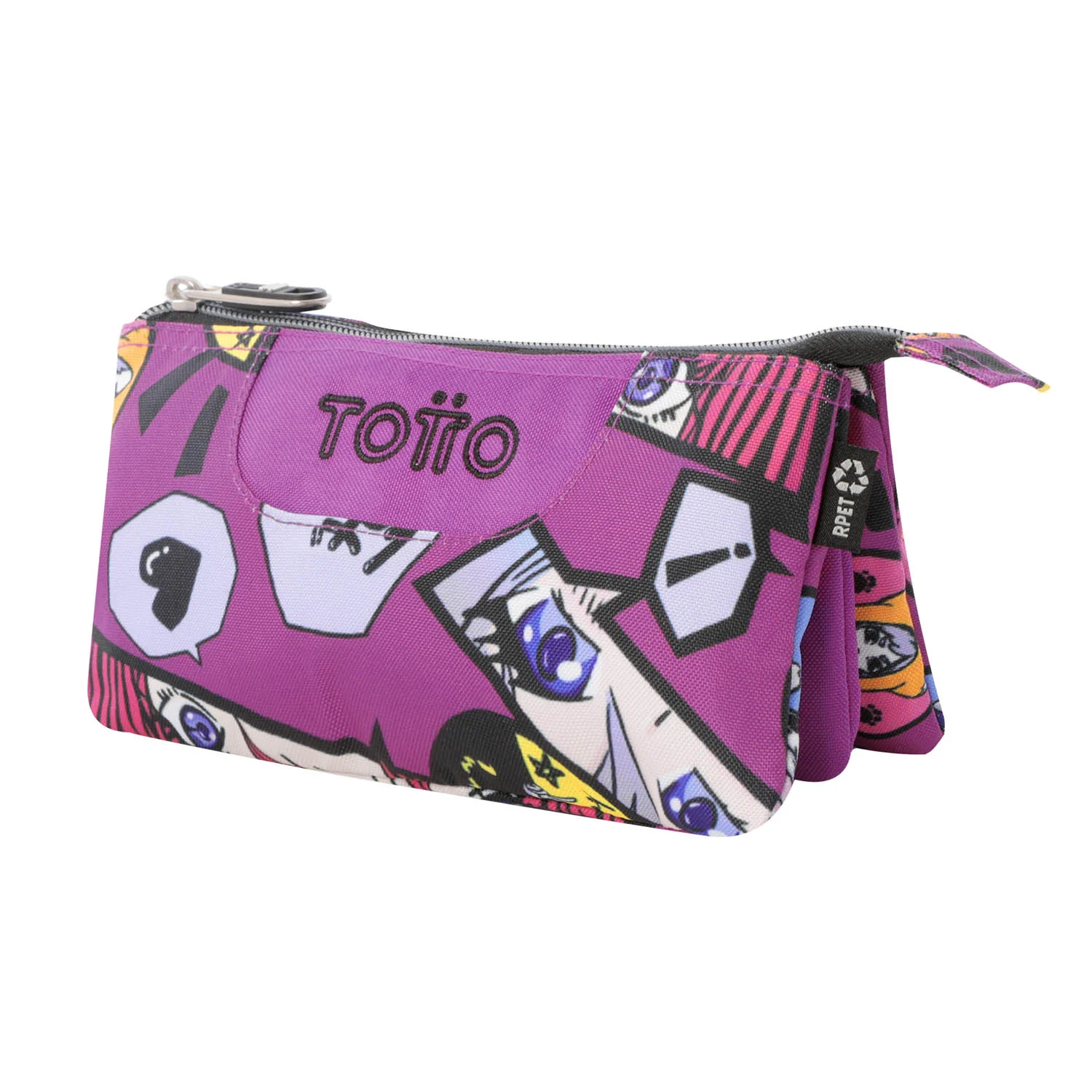 TOTTO Mochila escolar con ruedas Renglones + Estuche Tablero - 1KC Kitsune - Image 5