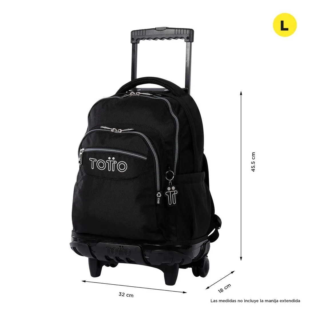 TOTTO Mochila escolar con ruedas – Renglones N01 - Image 2