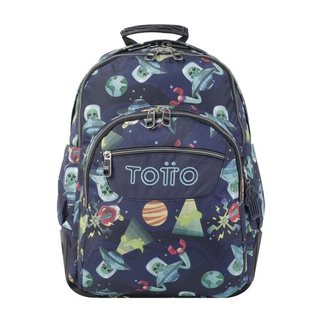 TOTTO Mochila escolar - Crayoles- 5JY- Planetas y Aliens - Image 2