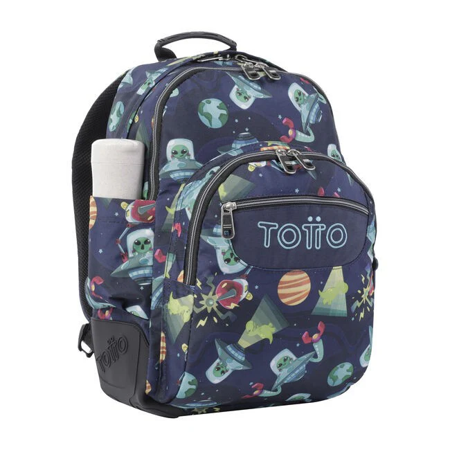 TOTTO Mochila escolar - Crayoles- 5JY- Planetas y Aliens - Image 3