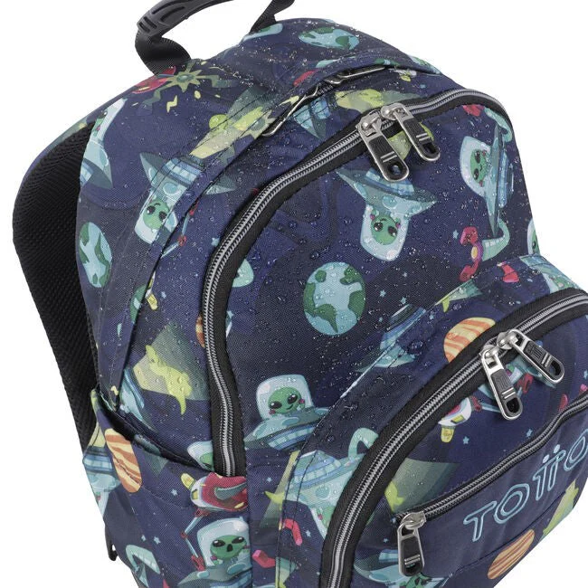 TOTTO Mochila escolar - Crayoles- 5JY- Planetas y Aliens - Image 4