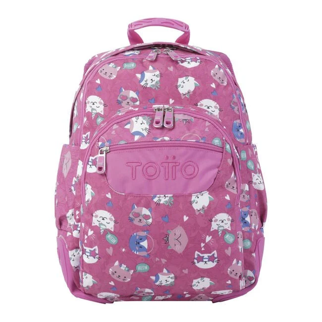 TOTTO Mochila escolar - Crayoles- 8IW- Fiesta Gatitos - Image 2