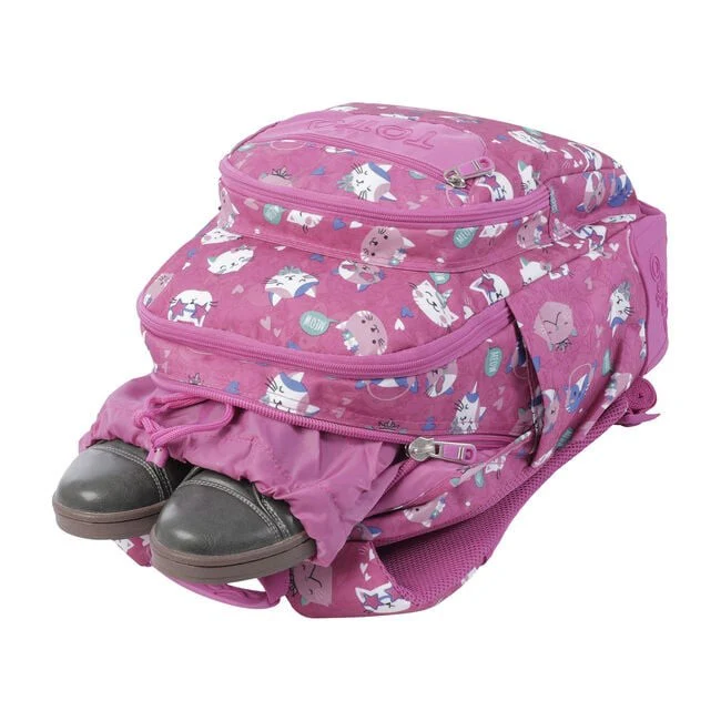 TOTTO Mochila escolar - Crayoles- 8IW- Fiesta Gatitos - Image 6
