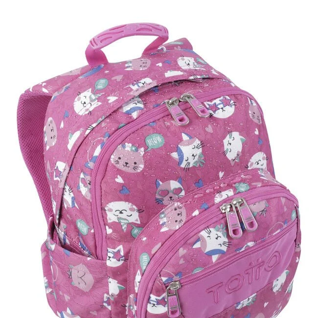 TOTTO Mochila escolar - Crayoles- 8IW- Fiesta Gatitos - Image 7