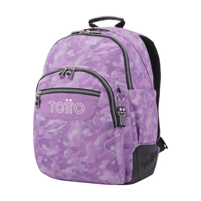 TOTTO Mochila escolar - Crayoles- 9I8- Camuflaje Rosa - Image 2