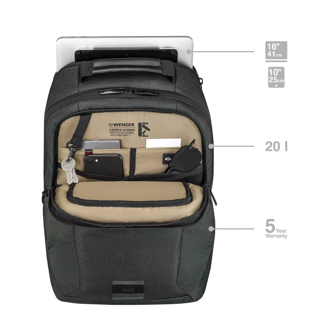 WENGER MOCHILA MX ECO PROFESSIONAL 16” CON BOLSILLO PARA TABLET 10” - Image 5