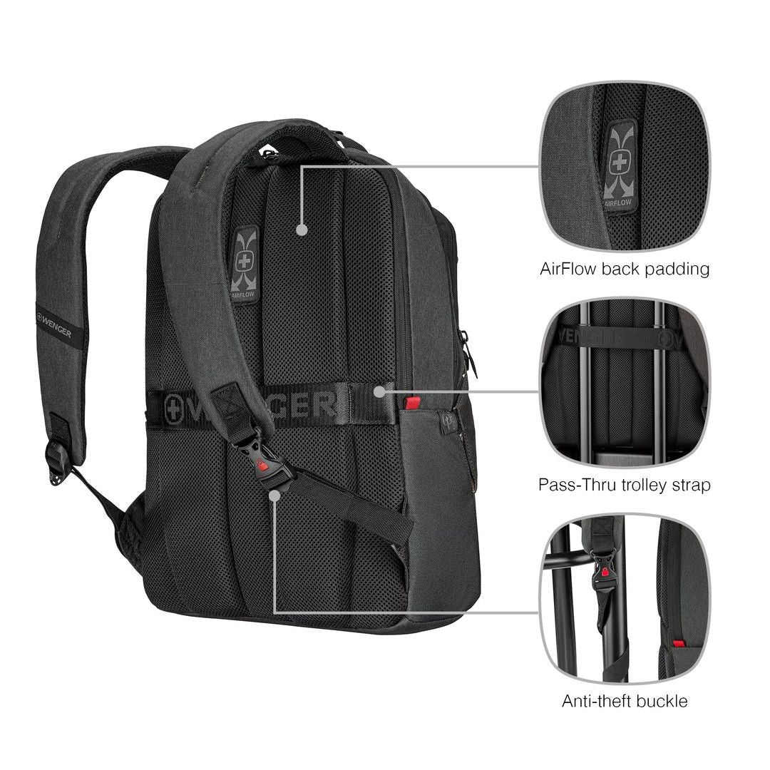 WENGER MOCHILA MX ECO PROFESSIONAL 16” CON BOLSILLO PARA TABLET 10” - Image 8