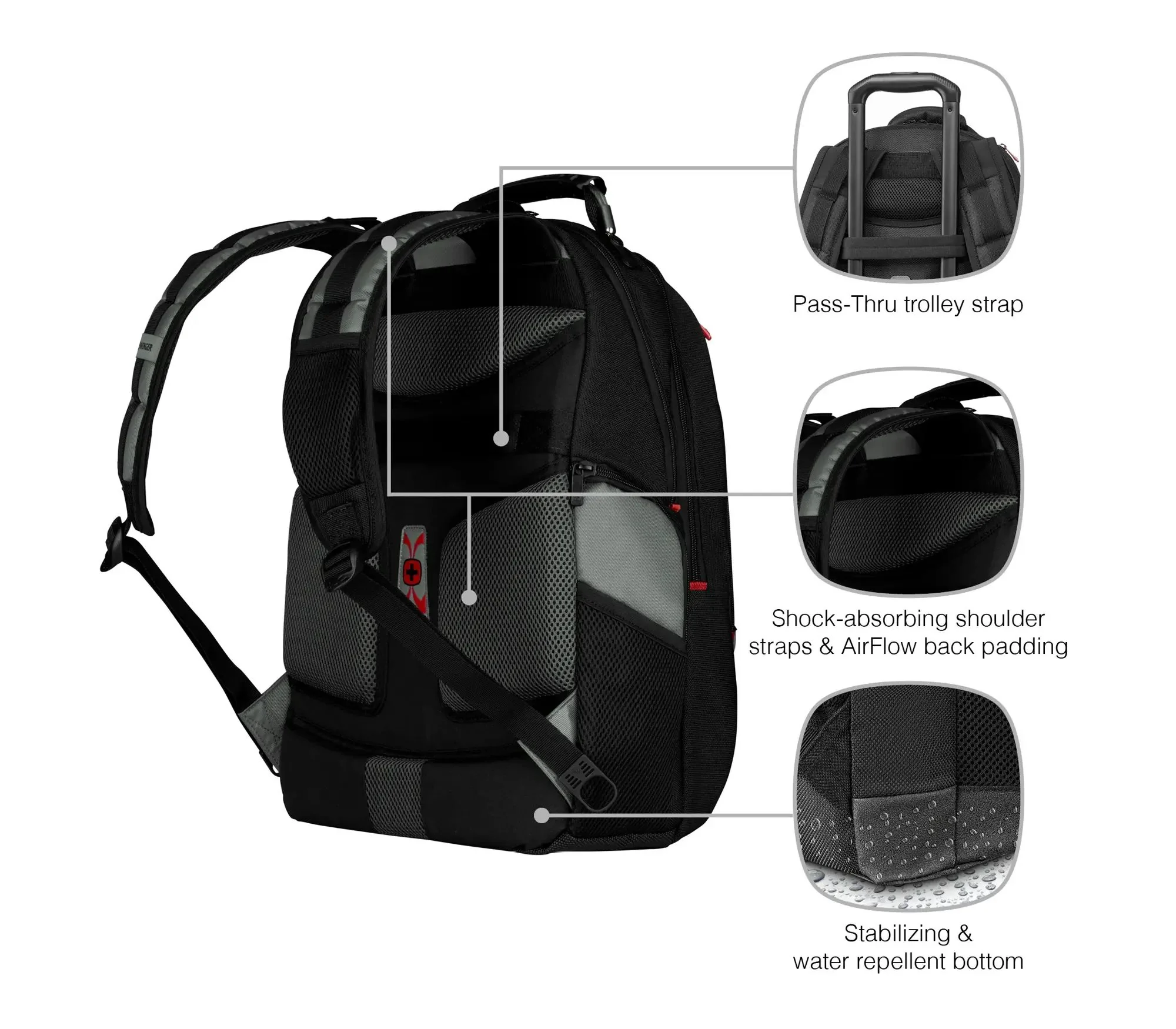 WENGER Mochila para portátil PEGASUS de 17" - Image 5